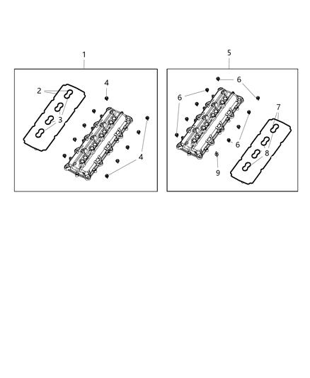 2020 Ram 1500 New Style Cylinder Head Covers Diagram 4 - Thumbnail