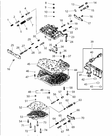 1997 Dodge Avenger Valve Body Diagram 3 - Thumbnail