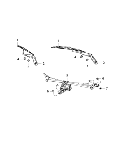 2018 Ram 5500 Front Wiper System Diagram