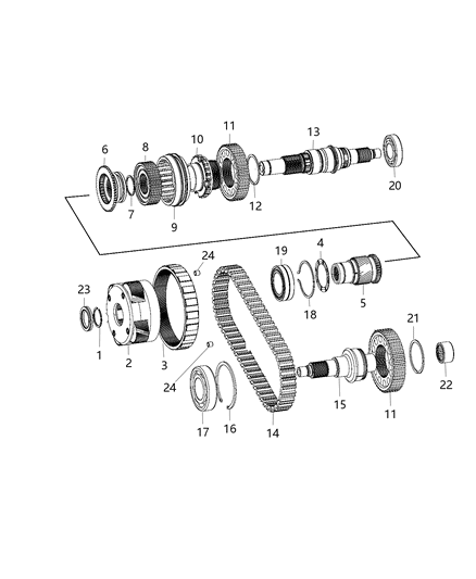 2010 Jeep Wrangler Gear Train Diagram 4 - Thumbnail