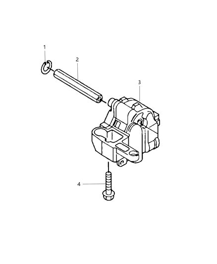 2010 Chrysler Sebring Balance Shaft / Oil Pump Assembly Diagram 2 - Thumbnail