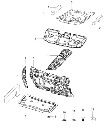 2018 Jeep Compass Silencers Diagram