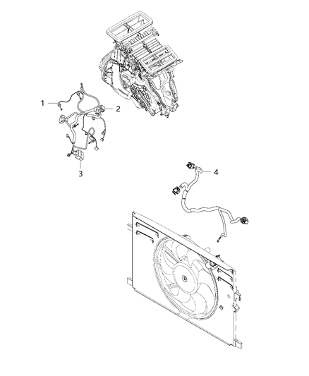 2018 Jeep Renegade Wiring - A/C & Heater Diagram