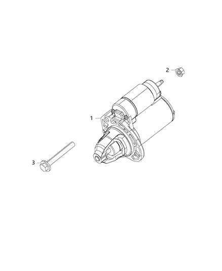 2019 Ram 1500 Classic Starter Diagram 1 - Thumbnail