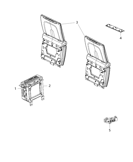 2021 Jeep Grand Cherokee DVD & Video System Diagram 1 - Thumbnail