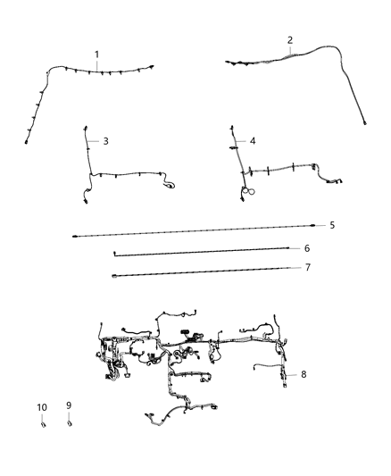 2016 Ram 3500 Cab Chassis Wiring - Instrument Panel Diagram