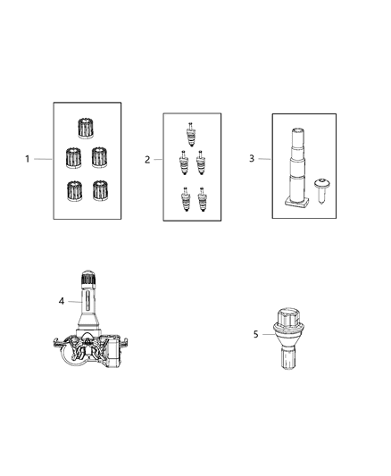 2018 Jeep Compass Tire Monitoring System Diagram
