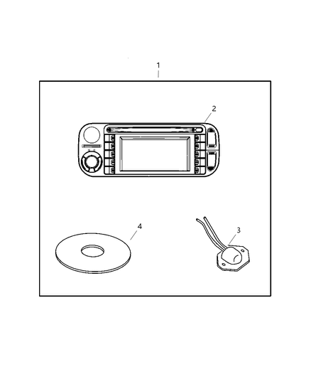 2004 Dodge Intrepid Navigation Kit Diagram