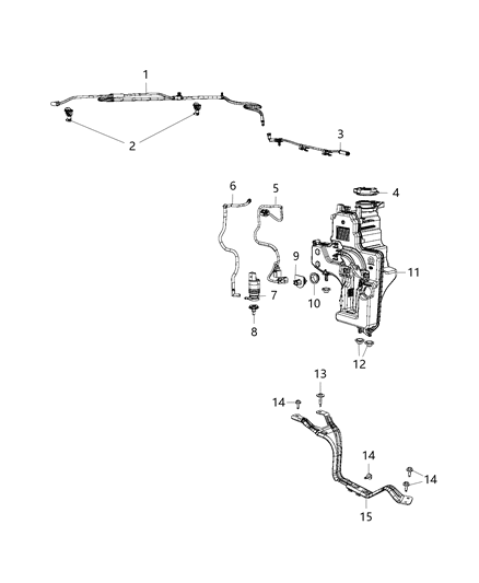 2018 Jeep Wrangler All-new Model Front Washer System Diagram 3 - Thumbnail