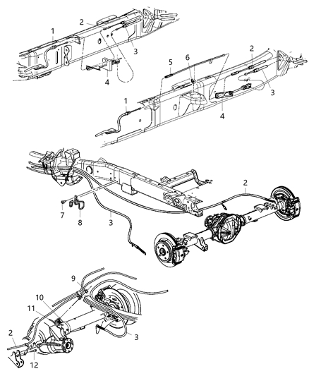2015 Ram 3500 Sensor Wheel Speed Diagram for 4779994AB