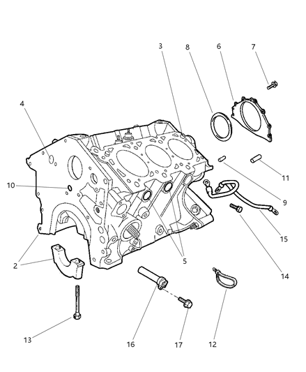 2000 Dodge Intrepid Cylinder Block Diagram 3 - Thumbnail