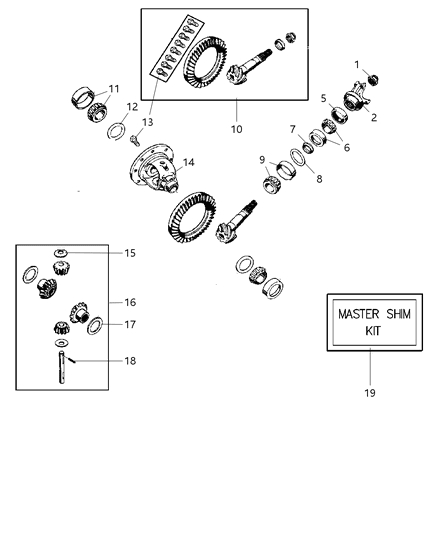 2004 Jeep Grand Cherokee Differential Diagram 1 - Thumbnail