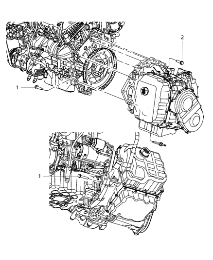 2014 Dodge Avenger Mounting Bolts Diagram 3 - Thumbnail