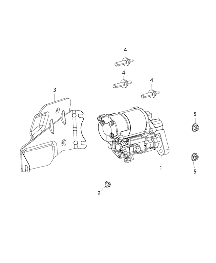 2015 Dodge Charger Shield Diagram for 5035457AB