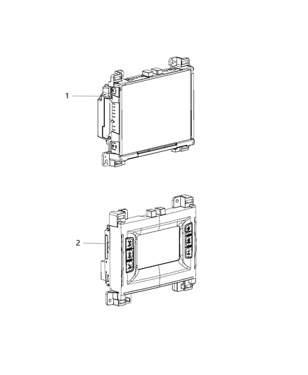 2017 Dodge Charger Radio Multi Media Diagram for 68271063AD