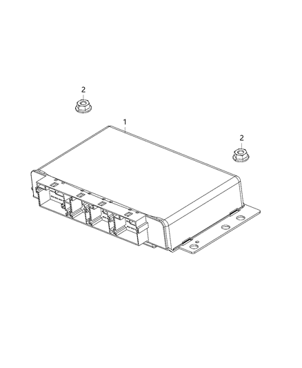 2020 Jeep Grand Cherokee Modules, Body Diagram 5 - Thumbnail
