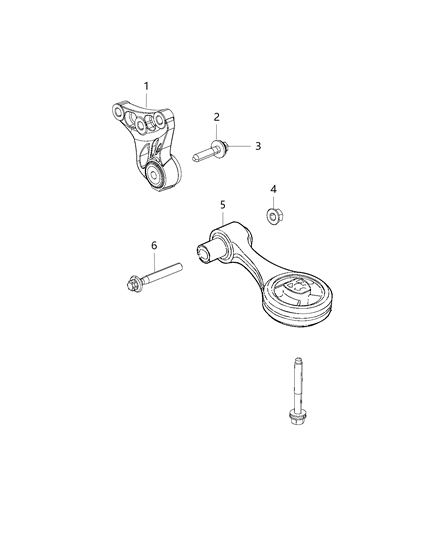 2015 Jeep Renegade Engine Mounting Diagram 5 - Thumbnail