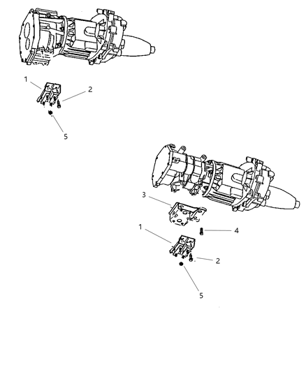 1999 Dodge Dakota Engine Mounting, Rear Diagram 4 - Thumbnail
