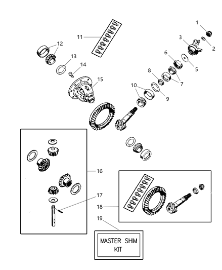 1999 Jeep Grand Cherokee Differential Diagram 4 - Thumbnail