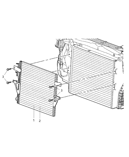 2011 Ram 3500 Cab Chassis A/C Condenser Diagram
