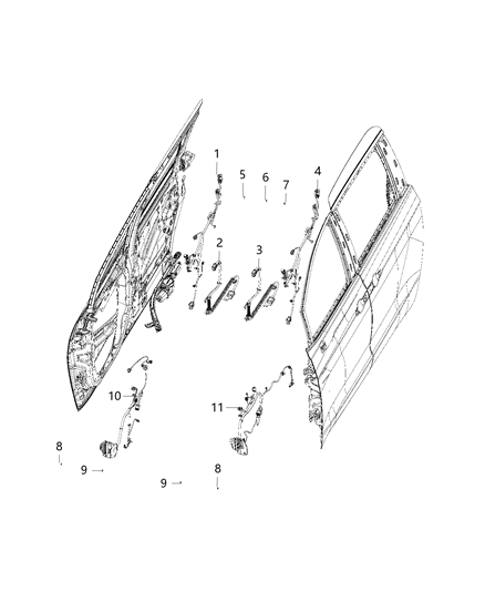 2019 Chrysler Pacifica Wiring - Doors Diagram