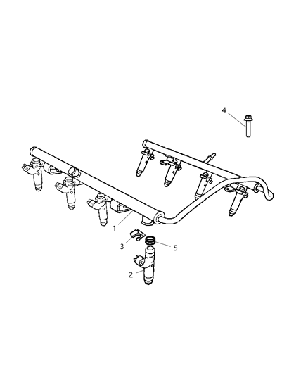 2008 Dodge Nitro Fuel Rail Diagram 2 - Thumbnail