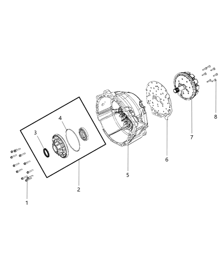2010 Jeep Commander Oil Pump & Related Parts Diagram 2 - Thumbnail