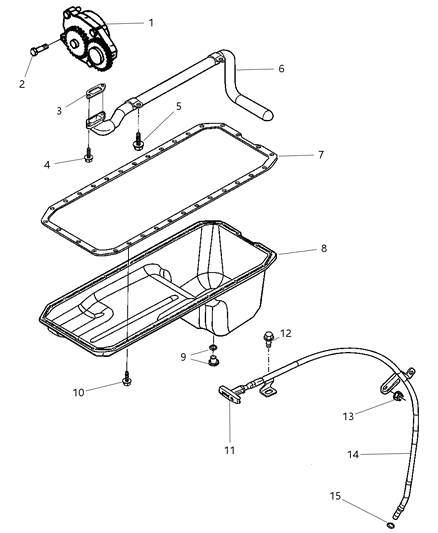2006 Dodge Ram 2500 Engine Oiling Diagram 2 - Thumbnail