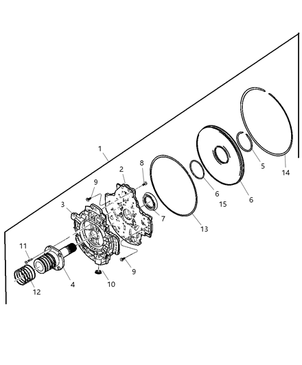 2006 Jeep Commander Oil Pump Diagram 2 - Thumbnail