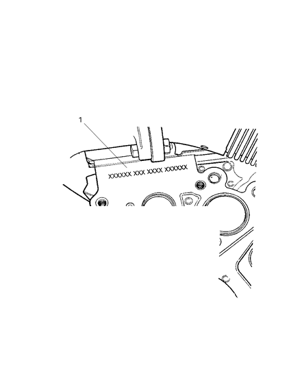 2006 Dodge Caravan I.D. Location Diagram 3 - Thumbnail