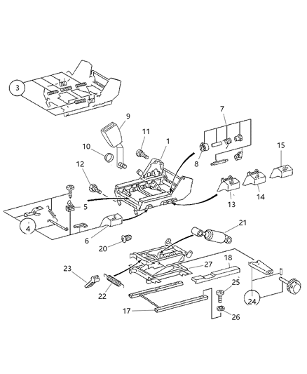 2006 Dodge Sprinter 2500 Front Seat - Attaching Parts Diagram 2 - Thumbnail