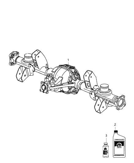 2010 Jeep Commander Rear Axle Assembly Diagram 2 - Thumbnail