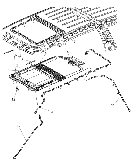 2008 Dodge Durango Link Jumper Diagram for 56055091AB