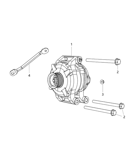 2015 Dodge Challenger Generator/Alternator & Related Parts Diagram 3 - Thumbnail