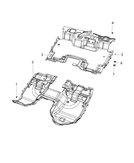 2021 Ram 1500 Carpet, Complete Diagram 1 - Thumbnail