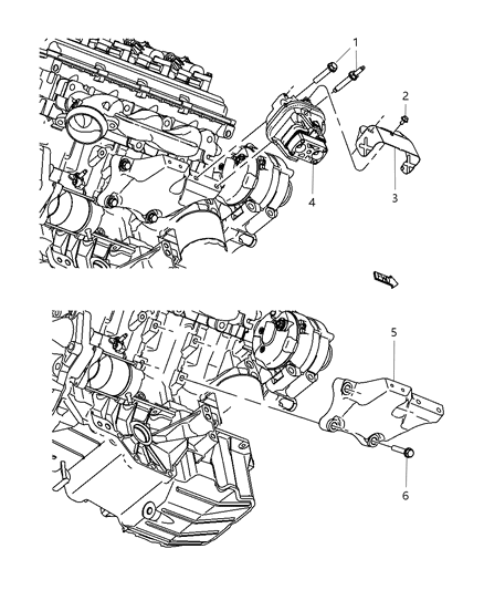 2008 Dodge Magnum Engine Mounting Diagram 9 - Thumbnail