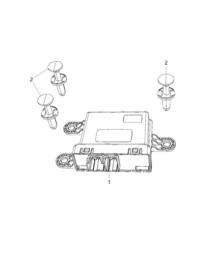 2019 Ram 1500 New Style Module, Gateway Diagram