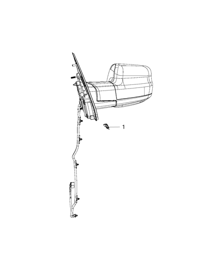 2019 Ram 1500 New Style Sensor, Ambient Temperature Diagram