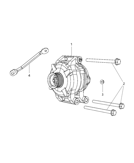 2014 Dodge Challenger Generator/Alternator & Related Parts Diagram 3 - Thumbnail