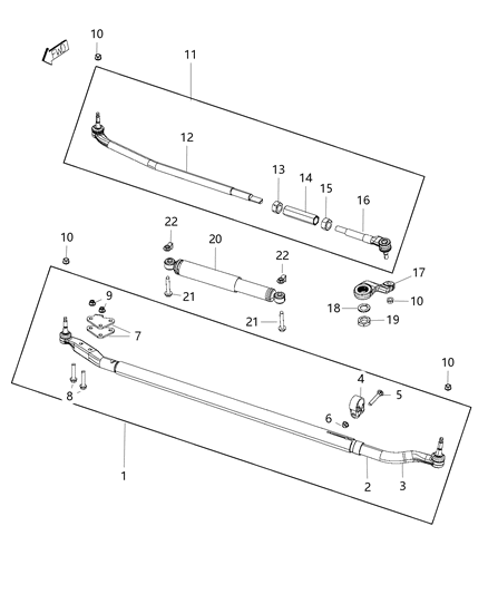 2015 Ram 3500 Cab Chassis Steering Linkage Diagram