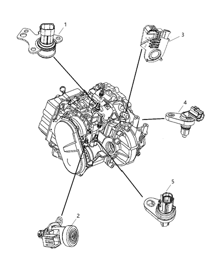 2007 Chrysler Pacifica Sensors - Transmission Diagram 1 - Thumbnail
