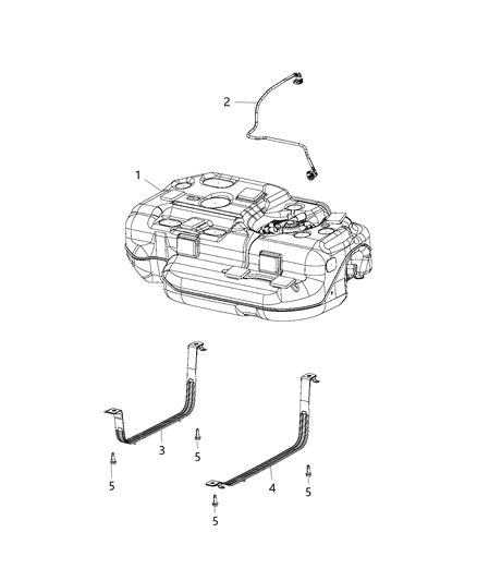 2020 Chrysler Voyager Fuel Tank And Related Parts Diagram 2 - Thumbnail