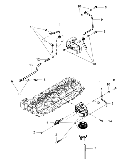 2008 Dodge Ram 2500 Fuel Filter Diagram 3 - Thumbnail