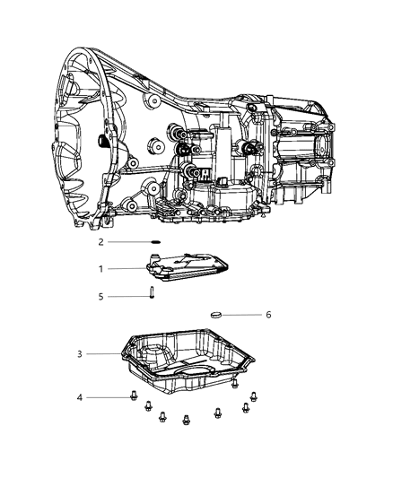 2008 Jeep Wrangler Oil Filler Diagram 1 - Thumbnail