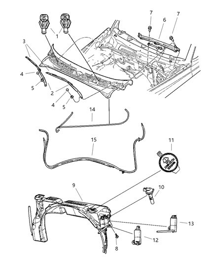 2003 Dodge Durango Check Valve Diagram for 5010236AA