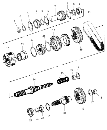 2008 Dodge Durango Gear Train Diagram 2 - Thumbnail