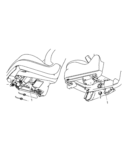 2005 Chrysler Pacifica Wiring Seat Diagram for 5143456AA