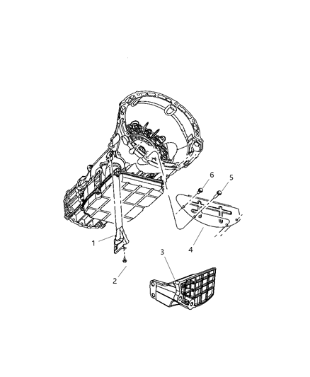 2007 Jeep Grand Cherokee Heat Shields / Structural Collar Diagram