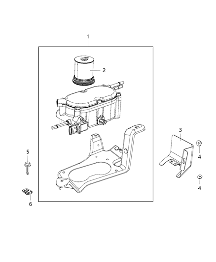 2012 Jeep Grand Cherokee Fuel Filter & Water Separator Diagram