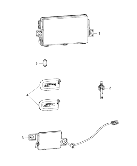 2015 Dodge Challenger Remote Start of Electrical Diagram